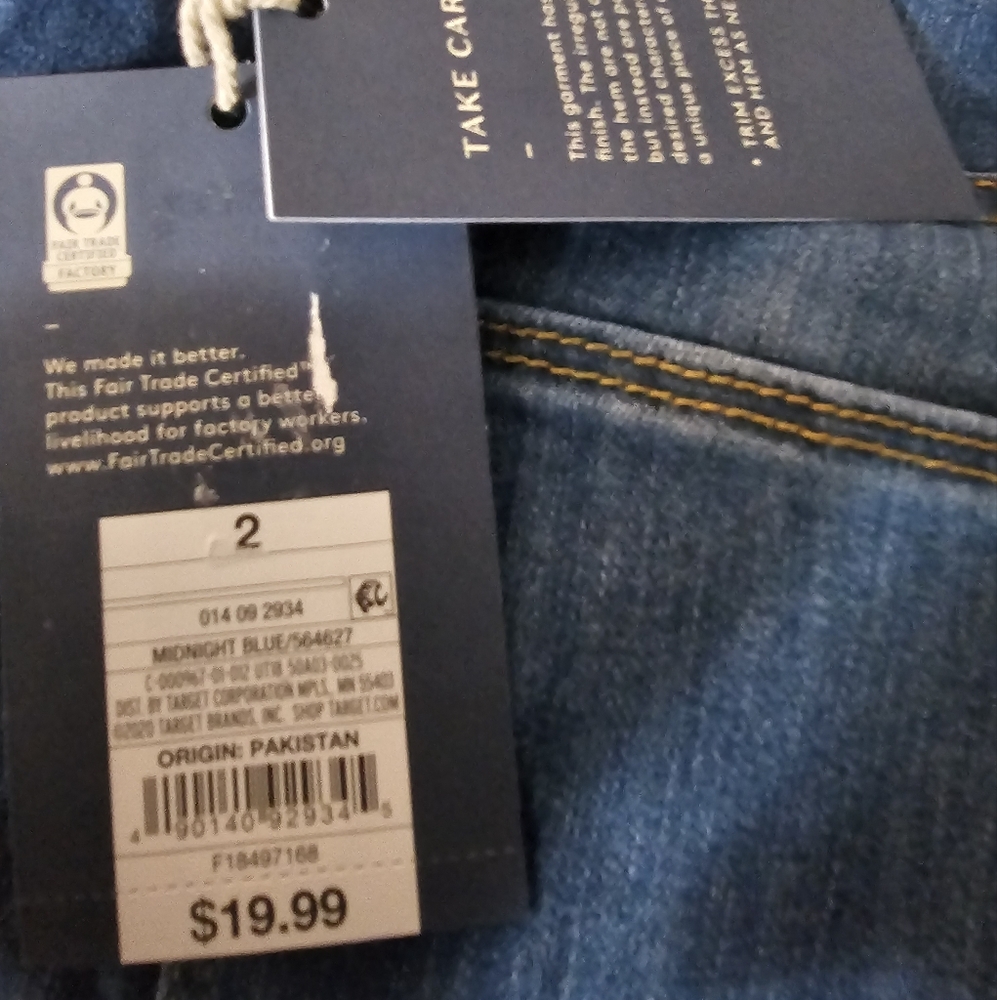 NWT Women's Univsersal Thread High-Rise Skinny Jeans Size:2 - Picture 3 of 11